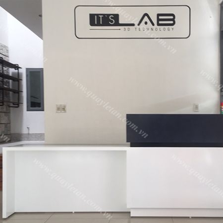 Quầy Lễ Tân Lệch Sơn QLTL S02